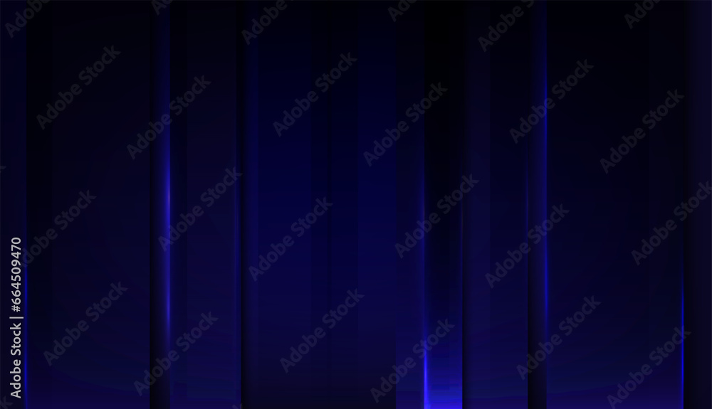 Modern dark blue futuristic geometric background. Design template for wallpaper, poster, banner, cover, brochure, web. Vector illustration