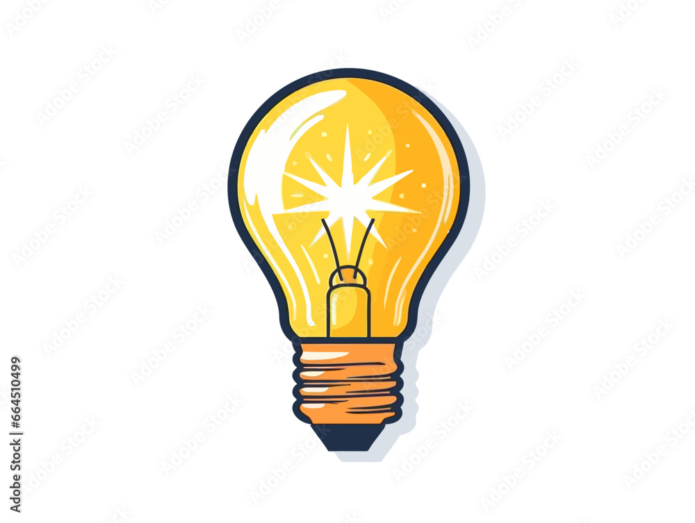 Doodle Solar-powered light bulb, cartoon sticker, sketch, vector, Illustration, minimalistic Doodle Solar-powered light bulb, cartoon sticker, sketch, vector, Illustration, minimalistic