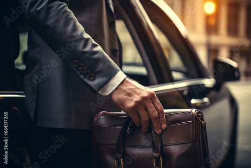 Businessman's Journey  An Epitome of Professional Commute Captured Through The Lens of A Designated Chauffeur Service © Saran