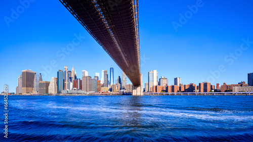 the skyline of manhattan, n...