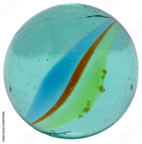 glass marble on a transparent background