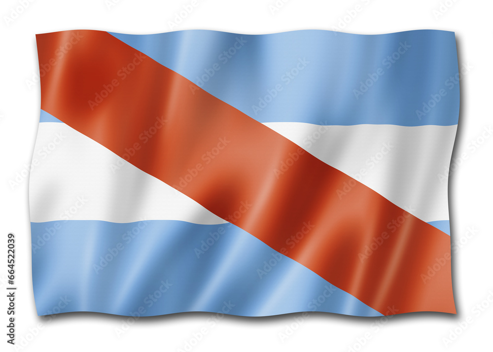Naklejka premium Entre Rios province flag, Argentina
