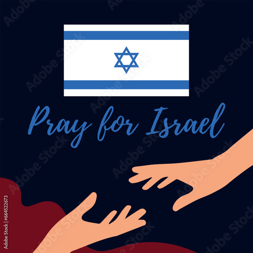Banner with text PRAY FOR I...