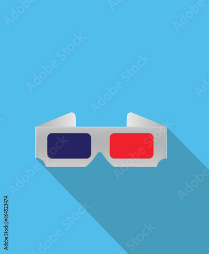3D movie glasses with retro fashion that are becoming popular in working with various media in today's era are popular.