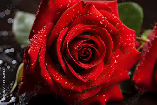 Red rose for Valentine s Day.