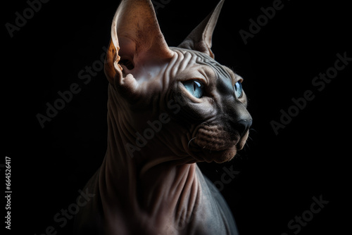 Sphynx cat  - Generative AI © MadalinaIonela