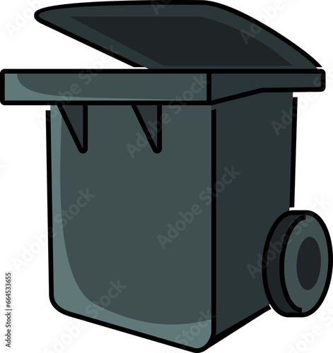 Trash bin icon