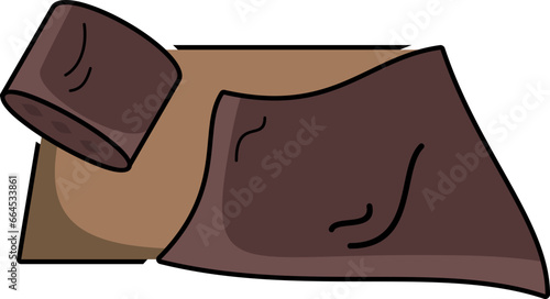 Cardboard bed icon