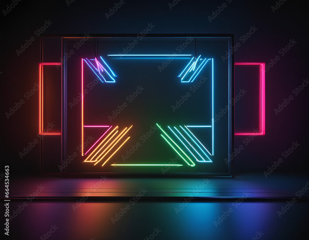 background with glowing lines