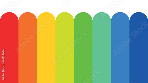 colored abstraction, rainbow stripes, LGBT colors on a transparent background, colored pencils and paints, thick smears of paint