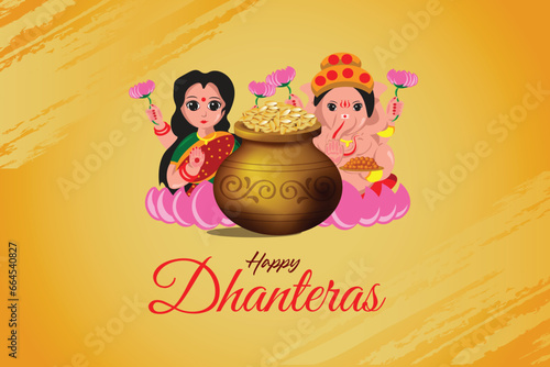 Happy dhanteras social media poster