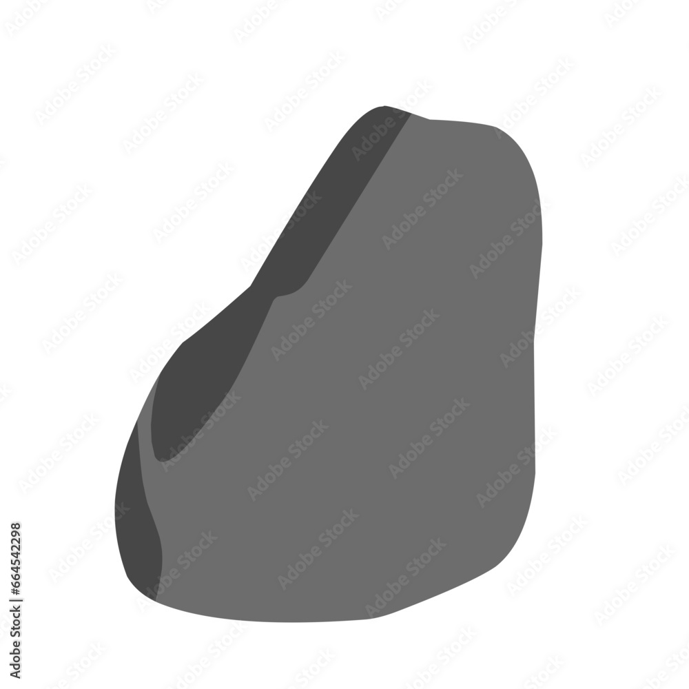 Black Stone Vector Illustration Black Stone Vector Illustration