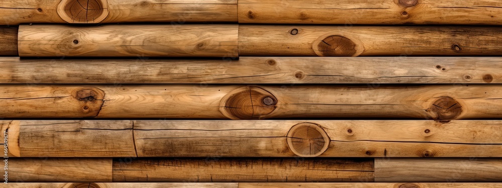 Seamless natural wood log cabin wall background texture. Rustic old grunge brown redwood timber logs tileable repeat surface pattern Seamless natural wood log cabin wall background texture. Rustic old grunge brown redwood timber logs tileable repeat surface pattern