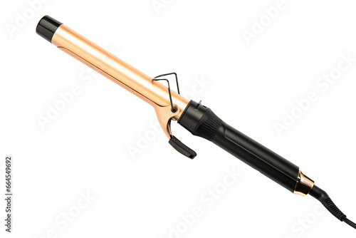 Obraz na płótnie Curling iron, hairdresser's professional equipment.
