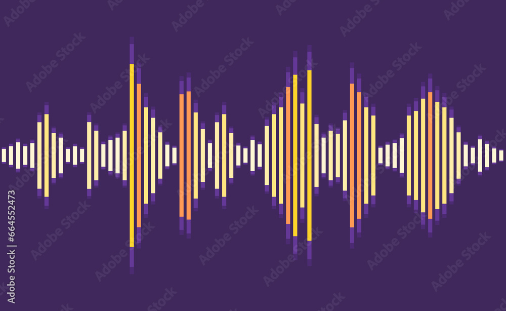 Abstract sound wave pattern Abstract sound wave pattern