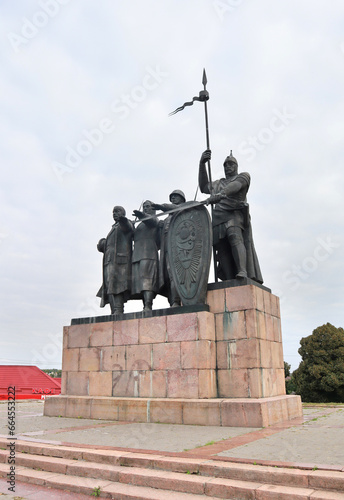 Monument near Boldin Mountain in Chernihiv, Ukraine