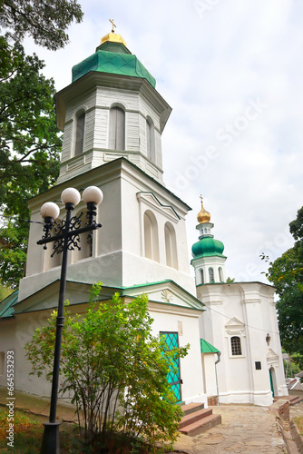 Ilyinsky church and Antonievy Caves in Chernihiv, Ukraine photo