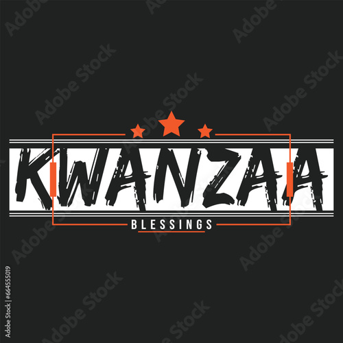 Kwanzaa typography design