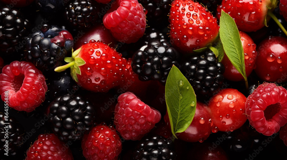 Background of summer fruits, top view. Background of summer fruits, top view.