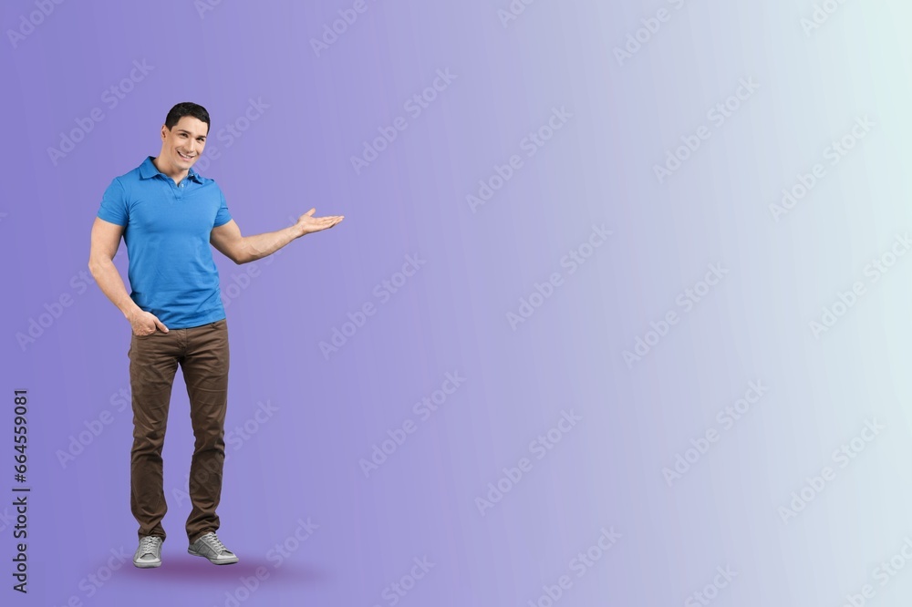 Young man in casual clothes posing Young man in casual clothes posing