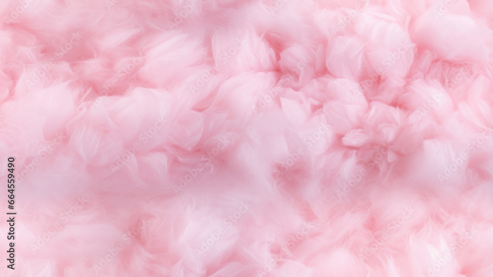 Seamless Pink Cotton Candy Texture