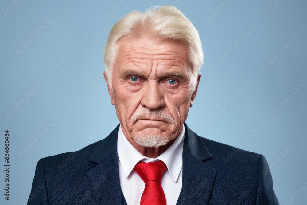 Businessman angry face portrait Businessman angry face portrait