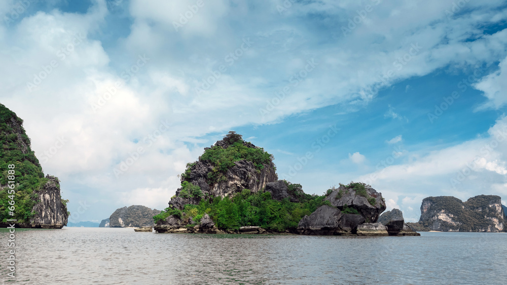 Small islands in Phang Nga Bay, Phang Nga Province, Thailand.