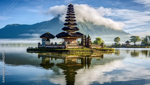 Pura Ulun Danu Bratan Temple  Bali  Indonesia