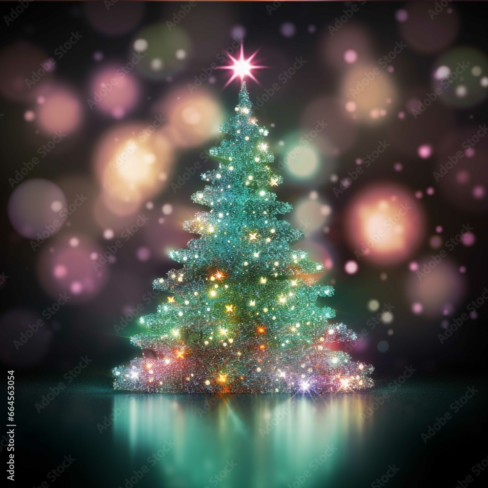 Christmas greeting card. Festive decoration on bokeh background. New Year concept. Christmas greeting card. Festive decoration on bokeh background. New Year concept.