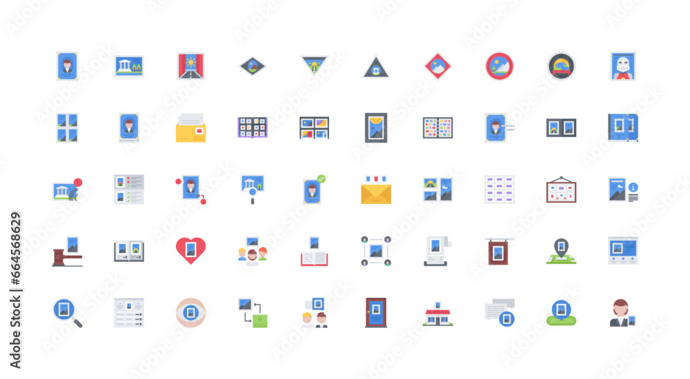 stamp icon set stamp icon set