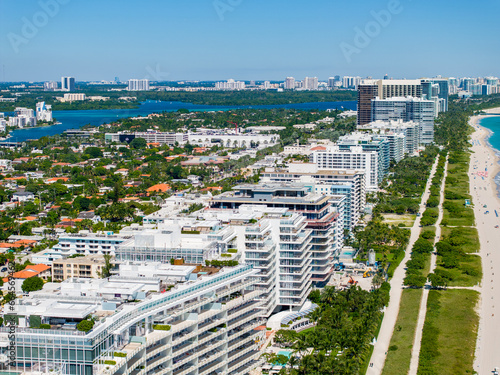 Aerial photo condominiums on Surfside Beach Florida photo