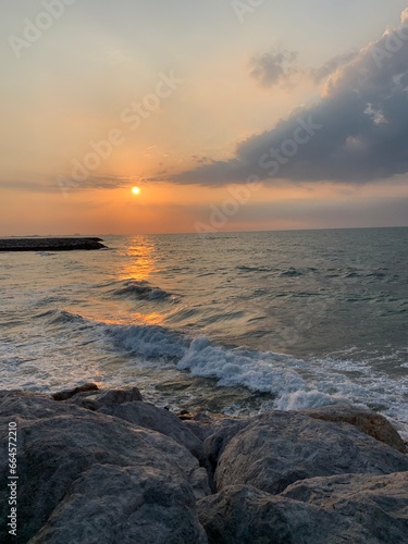 Sunset Over The Sea © Maaz Sheikh