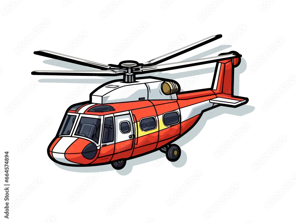 Doodle Gunship Helicopter, cartoon sticker, sketch, vector, Illustration, minimalistic Doodle Gunship Helicopter, cartoon sticker, sketch, vector, Illustration, minimalistic