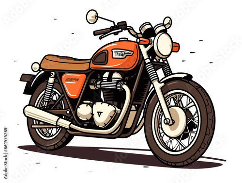 Doodle Triumph, cartoon sticker, sketch, vector, Illustration, minimalistic