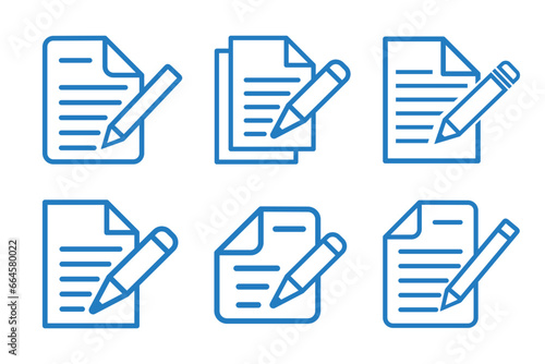 ikona notatnika z długopisem, plik wektorowy