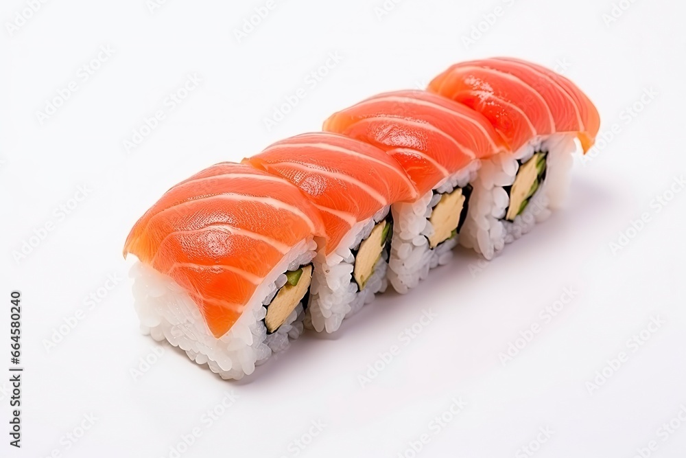 Sushi isolated on white background. Sushi isolated on white background.