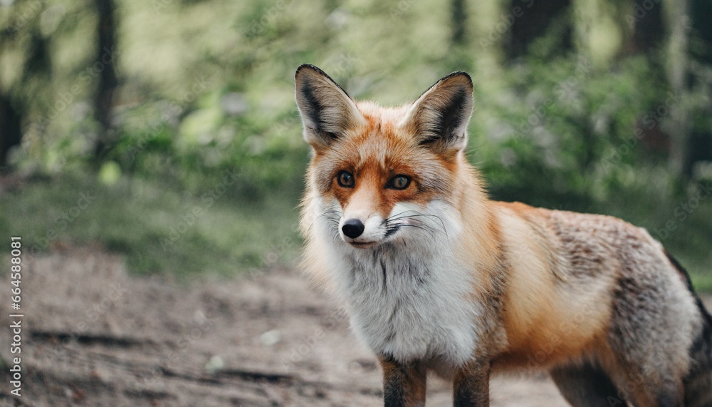 Fototapeta premium red fox in the wild