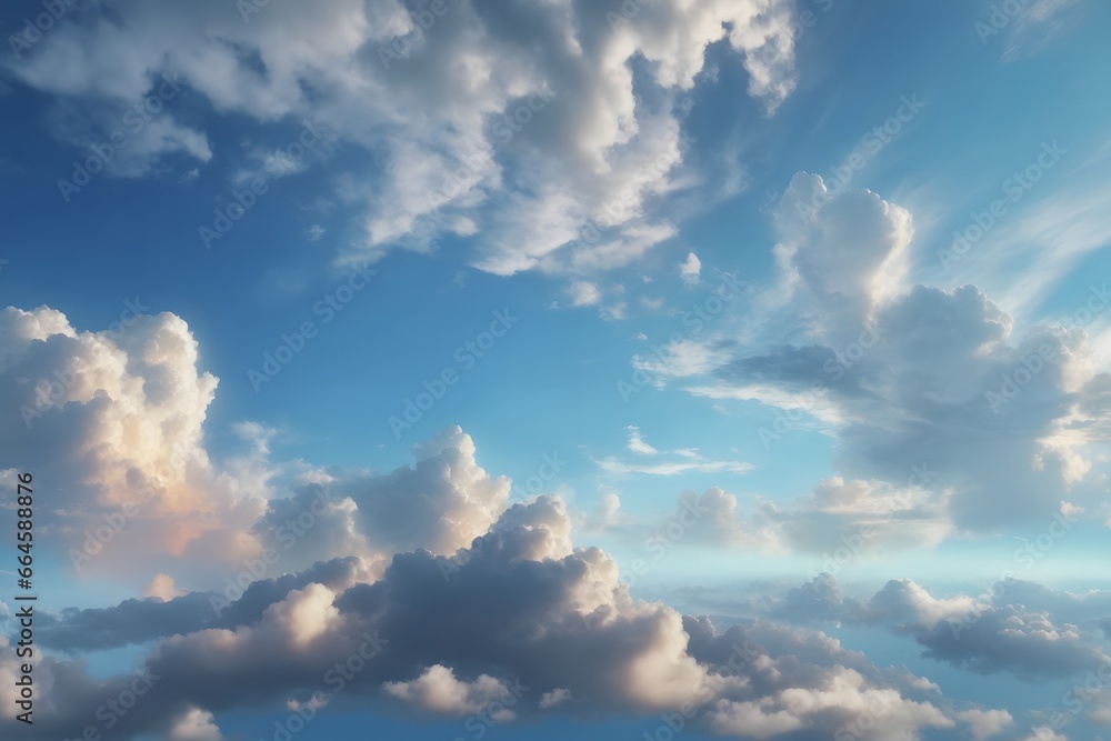 Sky Clouds Background, Clouds Background, Generative Ai