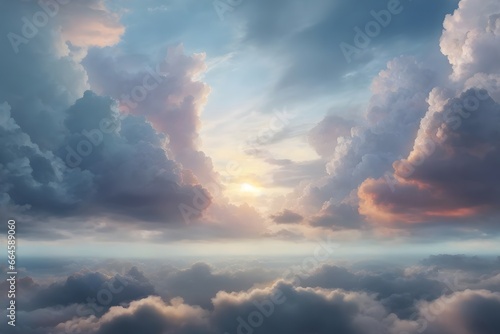 Ethereal Overcast Cloud Texture Background  Cloud Texture Background  Generative Ai