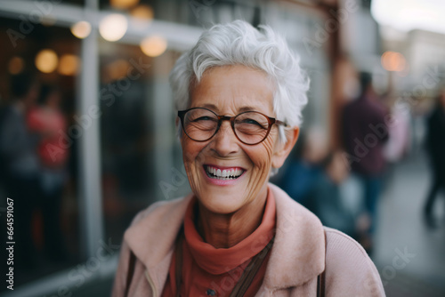 Picture of happy senior woman