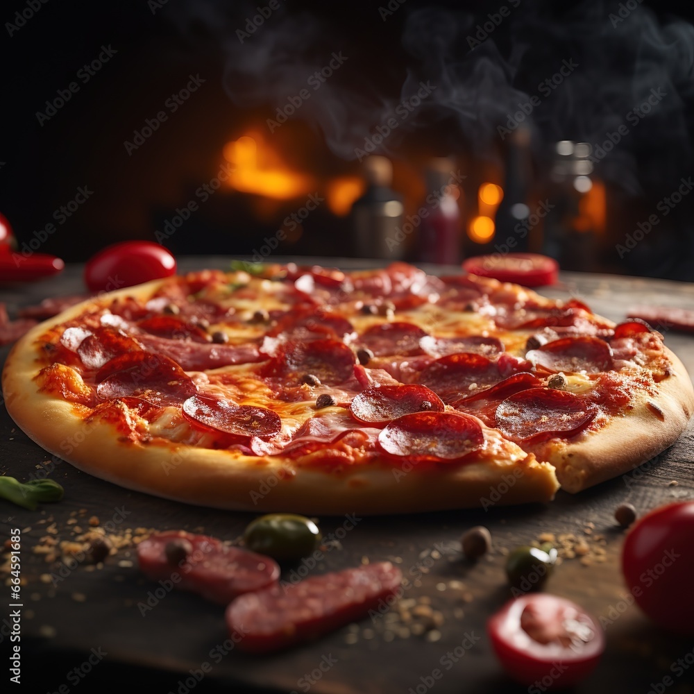 Pizza Salami Pizza Salami