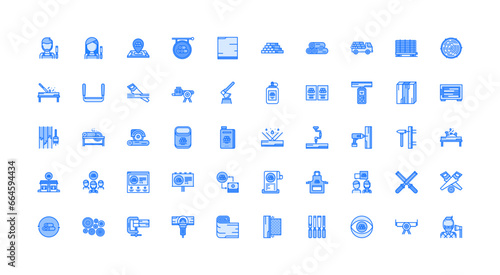 sawmill icon set
