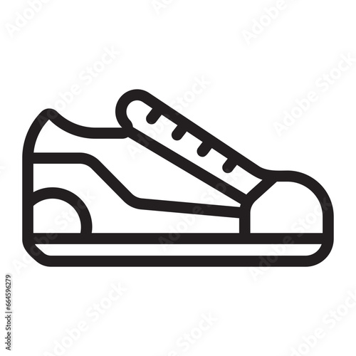 shoes line icon