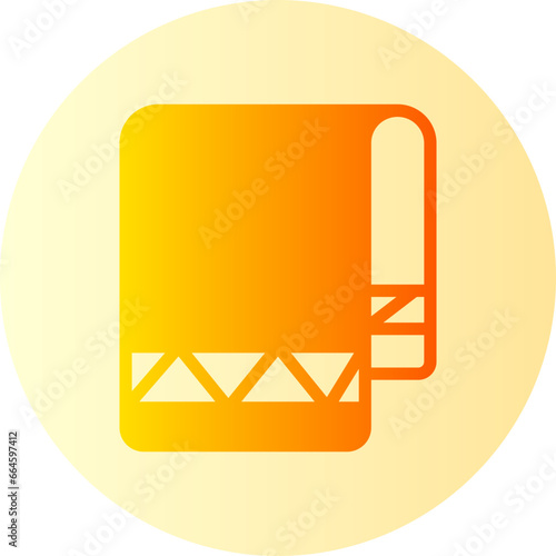 towel gradient icon