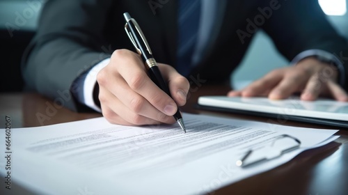 Business contract 