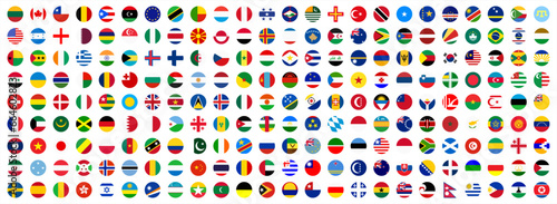 Flag of world. Vector icons 10 eps.