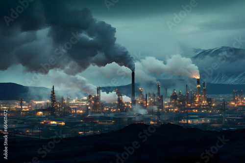 Industrielle Verschmutzung: Umweltbelastung und Maßnahmen zur Umweltschutzkontrolle in industriellen Produktionsgebieten