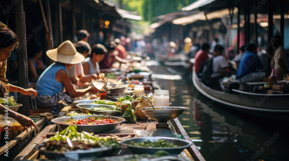 Exquisite Thai Street Food: Aromas of Lime and Lemongrass