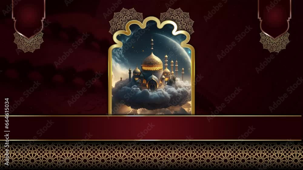 islamic background , muslim mosque , islamic design video wallpaper, 4K ...