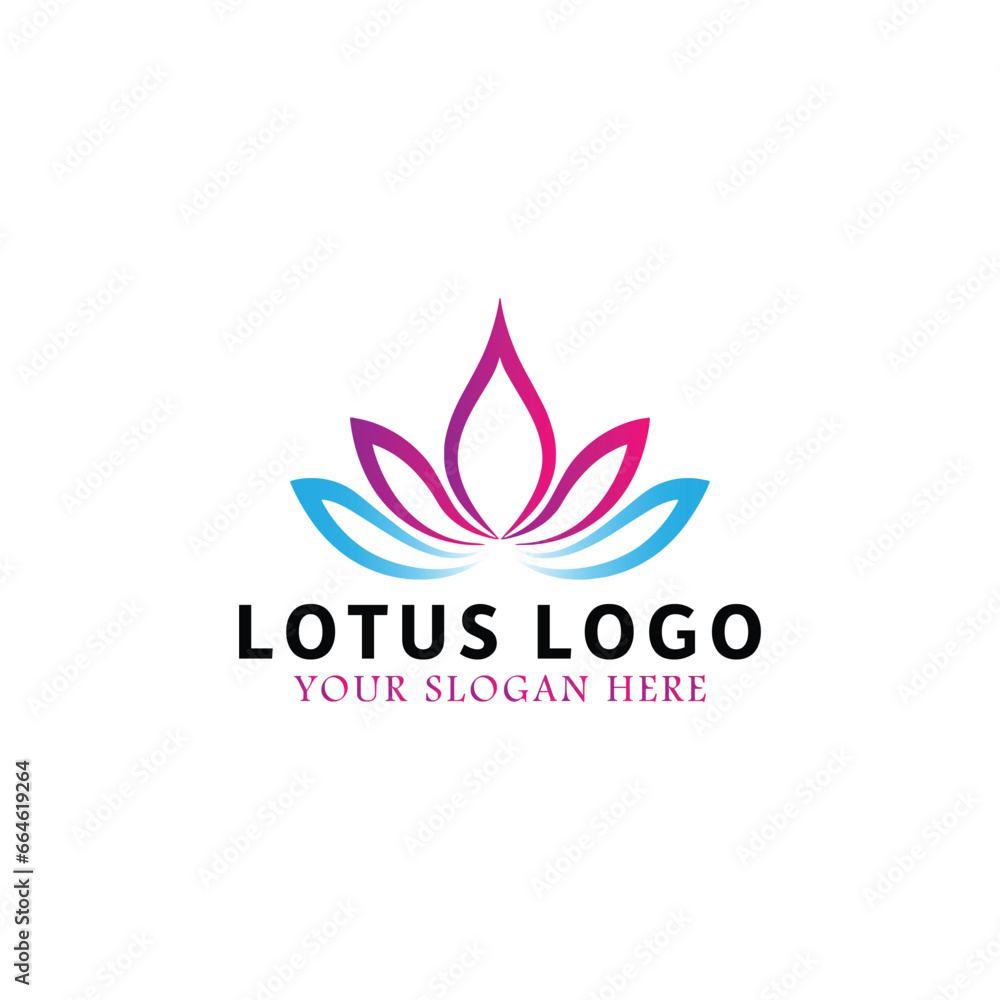 lotus health wellness yoga logo design vector lotus health wellness yoga logo design vector